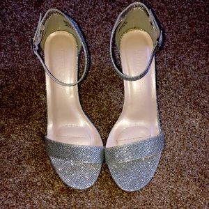 David’s Bridal glitter pump